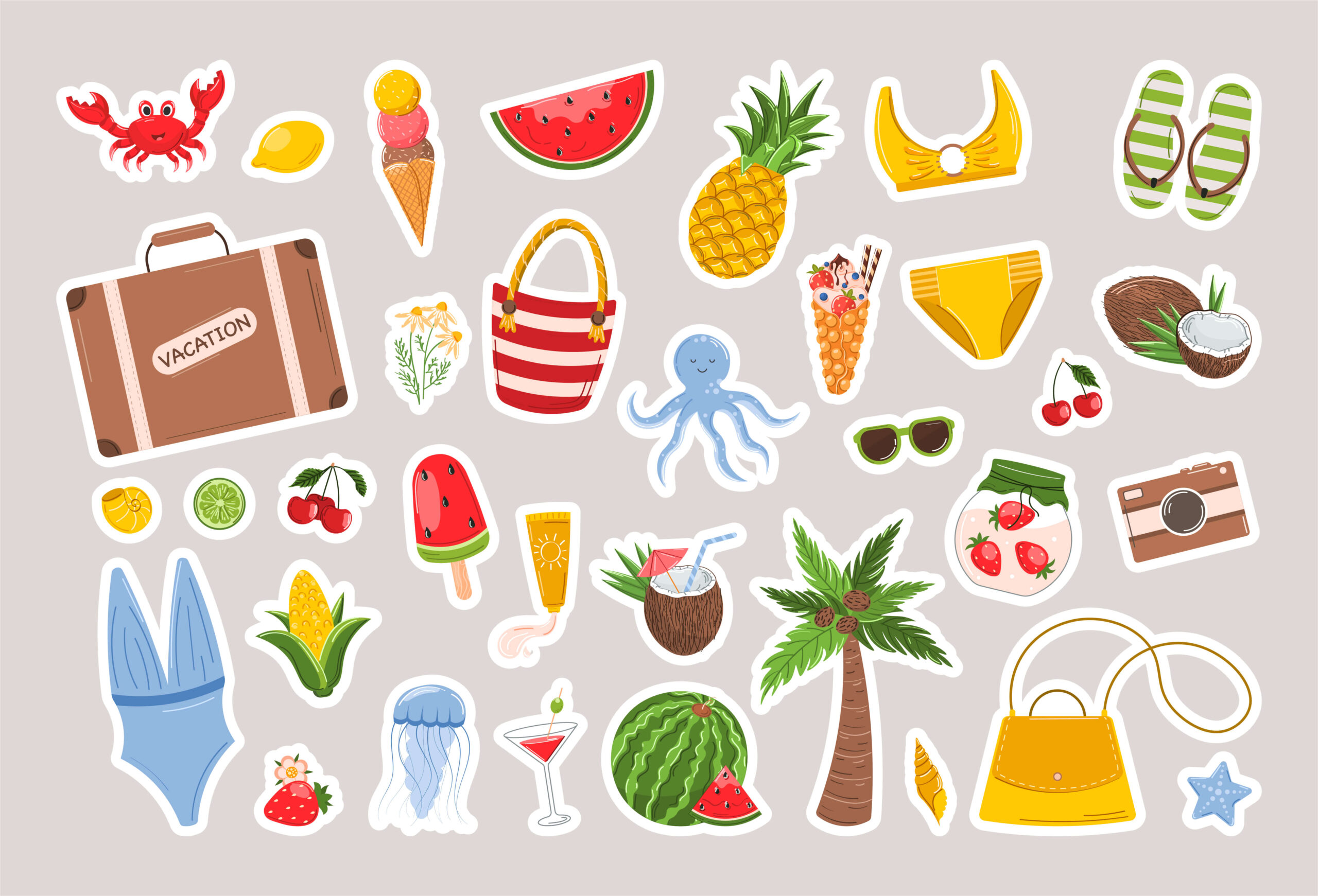 Best summer themed icons packages